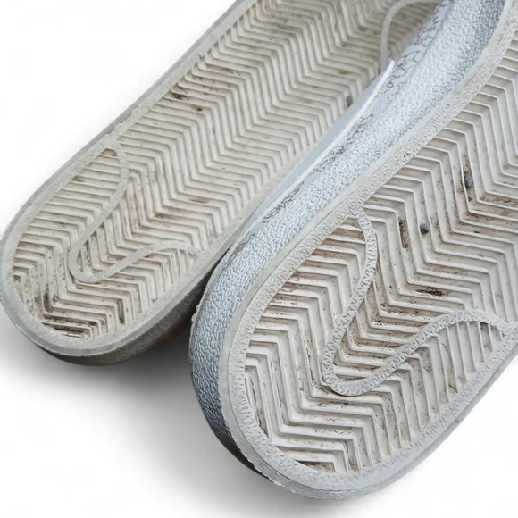 Niker Blazer Low Women's Size 8 White Floral Sneakers - Picture 8 of 10